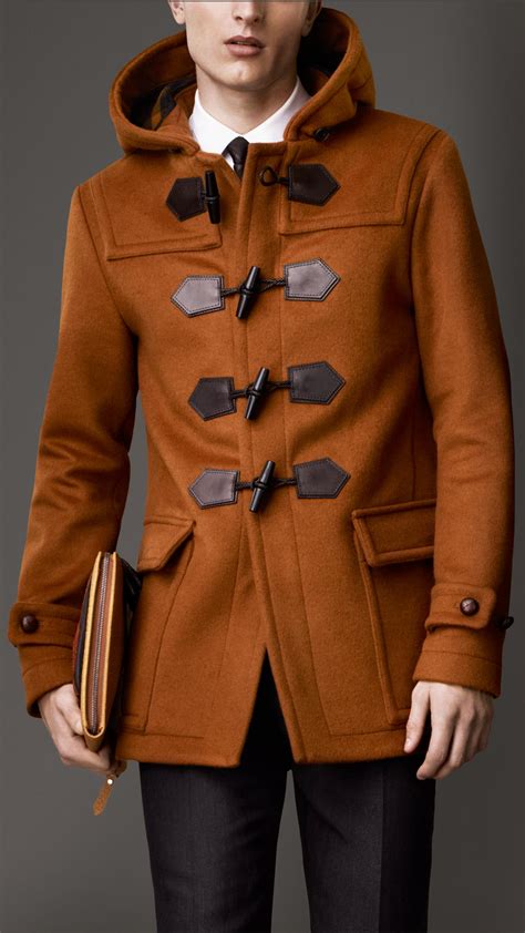 burberry toggle coat fur|Burberry duffle coat men's.